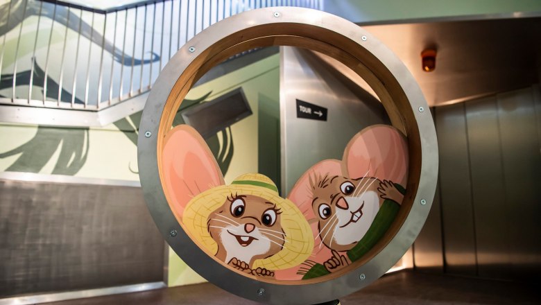 Steininger LOISIUM WeinWelt: Die Kellerm&auml;use Frida und Fridolin, &copy; Steininger LOISIUM WeinWelt