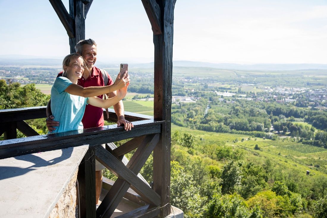 Wanderweg zur Kamptalwarte am Heiligenstein