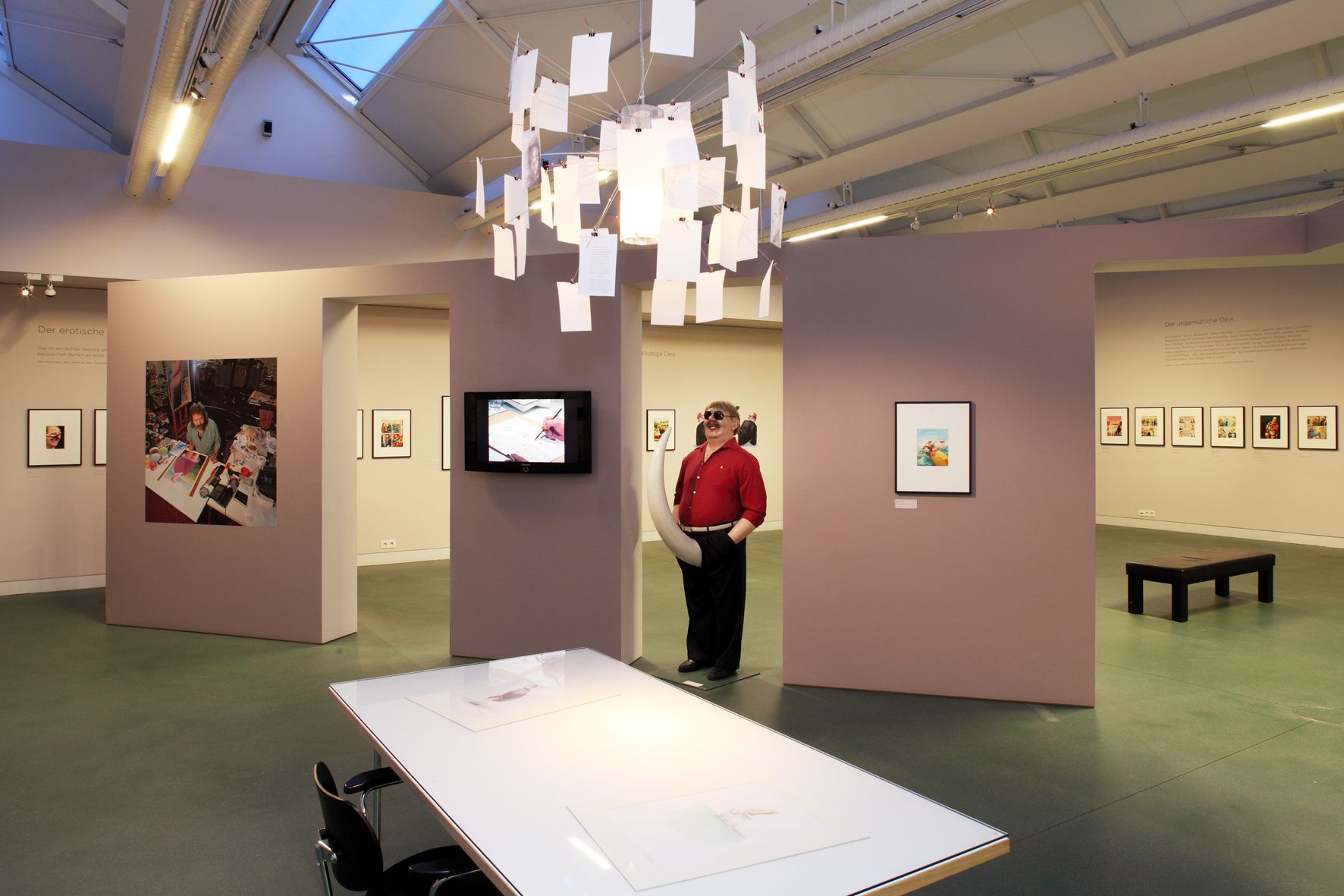 Karikaturmuseum innen