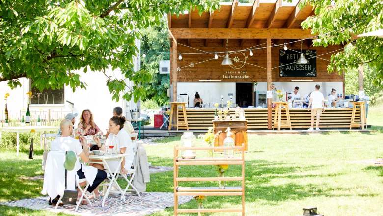 Gartenbrunch im ARCHE NOAH SCHAUGARTEN, © Rupert Pessl