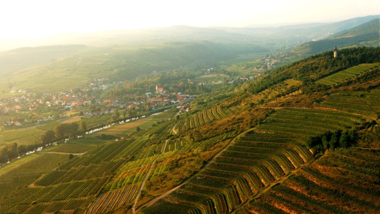 Blick über Heiligenstein und Zöbing, © POV Robert Herbst