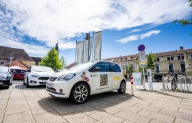 Stromtankstelle am Holzplatz Langenlois, &copy; POV Robert Herbst