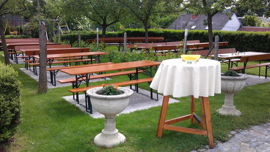 schöner Gastgarten