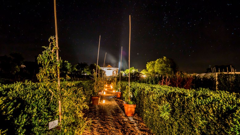 Gartensommernächte im ARCHE NOAH Schaugarten