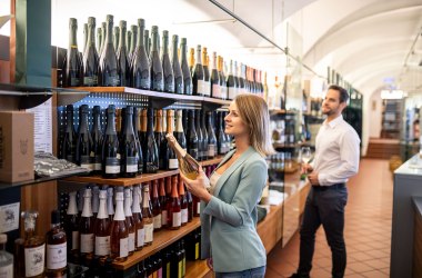 Große Auswahl an Sekt im Ursin Haus, © POV Robert Herbst